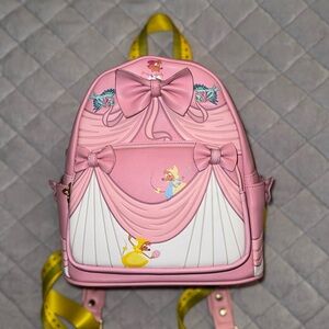 Loungefly Disney Princess Cinderella Pink Dress Mini Backpack